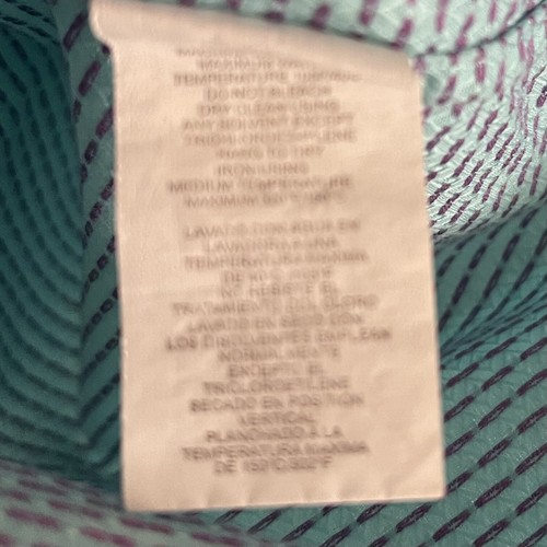 Robert Graham Shirt Boys S 8 Turquoise Purple Flecked Button Down Long Sleeve - Picture 6 of 8