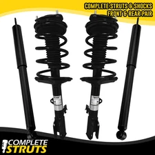 2001-2005 Toyota RAV4 AWD Front Complete Strut & Rear Shock Absorber Bundle