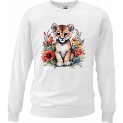 Sweatshirt Sweater Löwe Afrika Löwin Löwen Baby Simba Lion King Safari Ra 404162