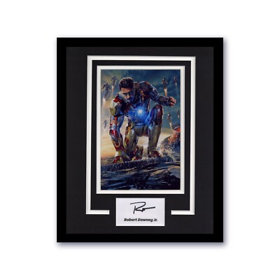 特大 アイアンマン 3 robert downey jr直筆サイン アイアンマン3】ロバートダウニーjr直筆サイン【アベンジャーズ