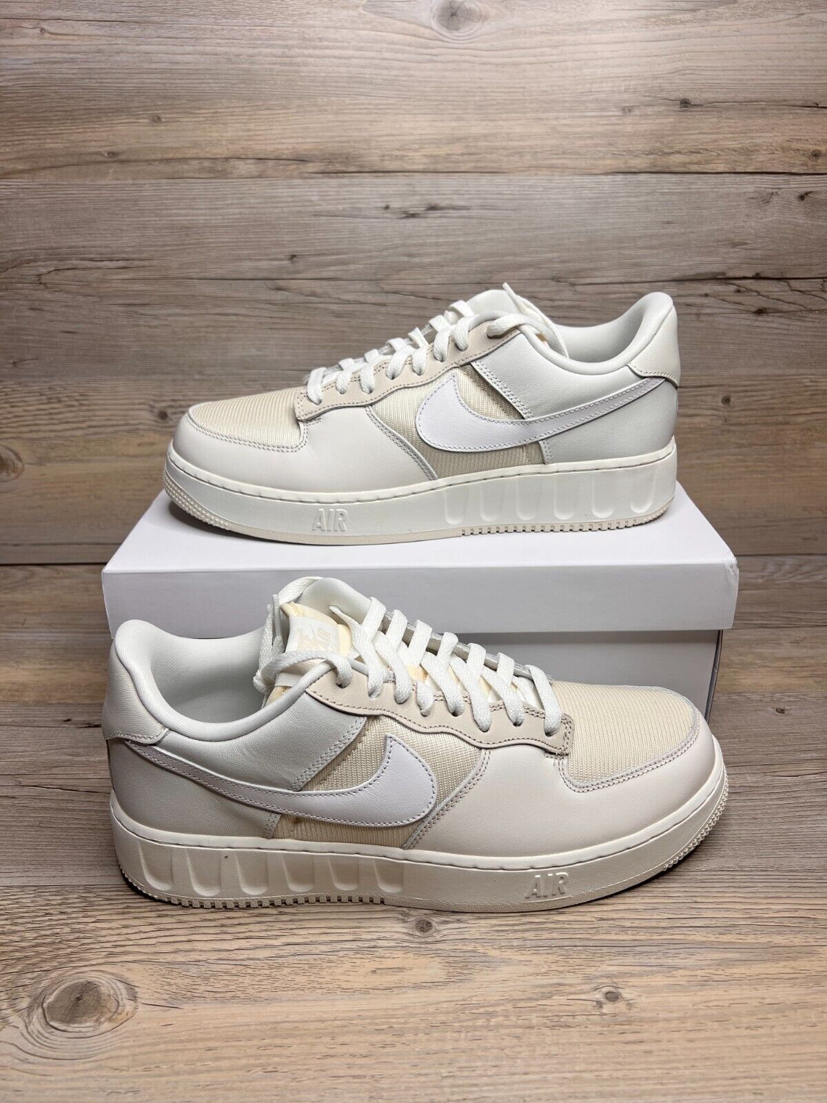 Nike Air Force 1 Unity Mens Size Sail White Light Cream 101 Rare |