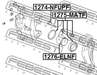 1275-MATF FEBEST Repair Kit, brake caliper for ,HYUNDAI,HYUNDAI (BEIJING)