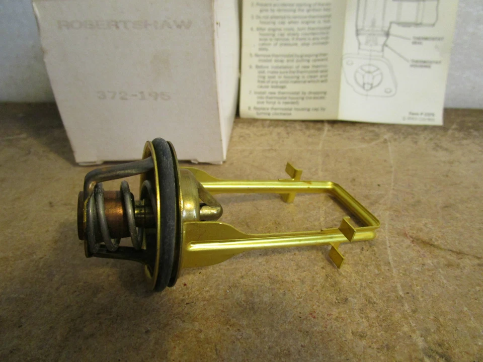 Termostato Robert Shaw 372-195 Chevy Pontiac Oldsmobile Buick 1982-89 - Imagem 4 de 4