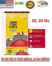 Purina Tidy Cats Non Clumping Cat Litter, 24/7 Performance Multi Cat Litter -...