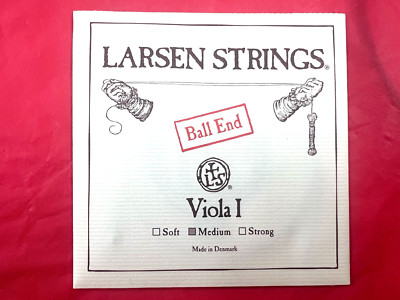 100% Authentic  Larsen Viola A Strings 4/4 Regular Version Ball End