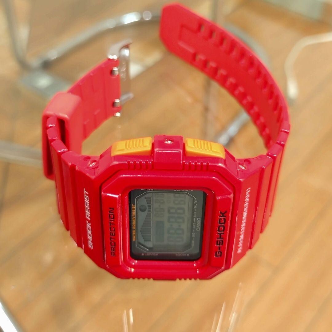 CASIO　G-SHOCK　GLX-5500A G-LIDE レッド Casio G-SHOCK GLX-5500A G-LIDE Red Square Watch MINT From