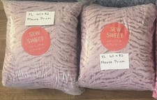 XL Double Sided Mauve Prism minky blanket 60x82
