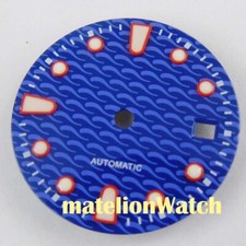 28.5mm Sterile Blue Watch Dial Fit ETA2824 PT5000 Miyota8215 821A Mingzhu DG2813