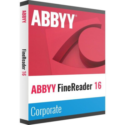 ABBYY Finereader 16 - 1 Gerät 1 Jahr Corporate Edition ESD Vollversion Download
