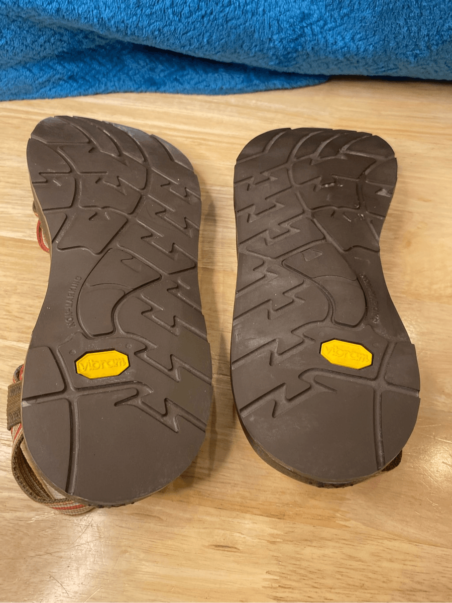 Chaco ZX2 brown red strappy active sandals | eBay