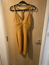 stud dress Mustard Sexy Size 12