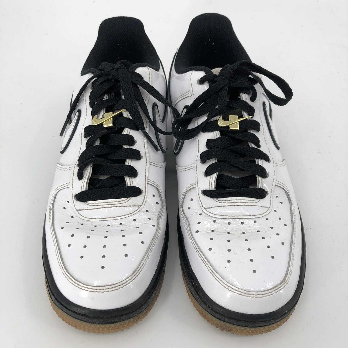 Nike Black/White Air Force 1 50th Anniversary Sneakers