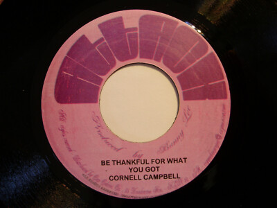 CORNELL CAMPBELL - BE THANKFUL FOR WHAT YOU GOT (ATTACK) 'YOU DON'T CARE' 1976 