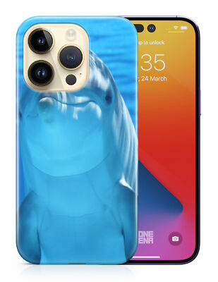 CASE COVER FOR APPLE IPHONE|CUTE AQUATIC DOLPHIN ANIMALS #1
