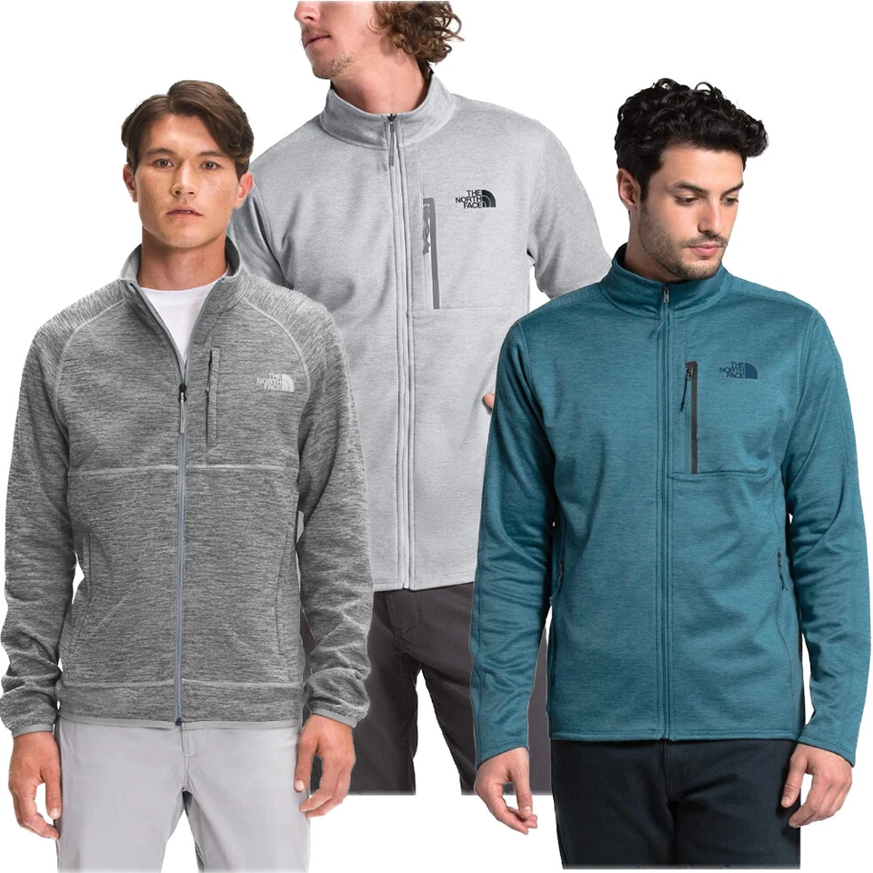 Chaqueta para hombre The North Face Canyonlands cremallera completa manga larga polar abrigo informal