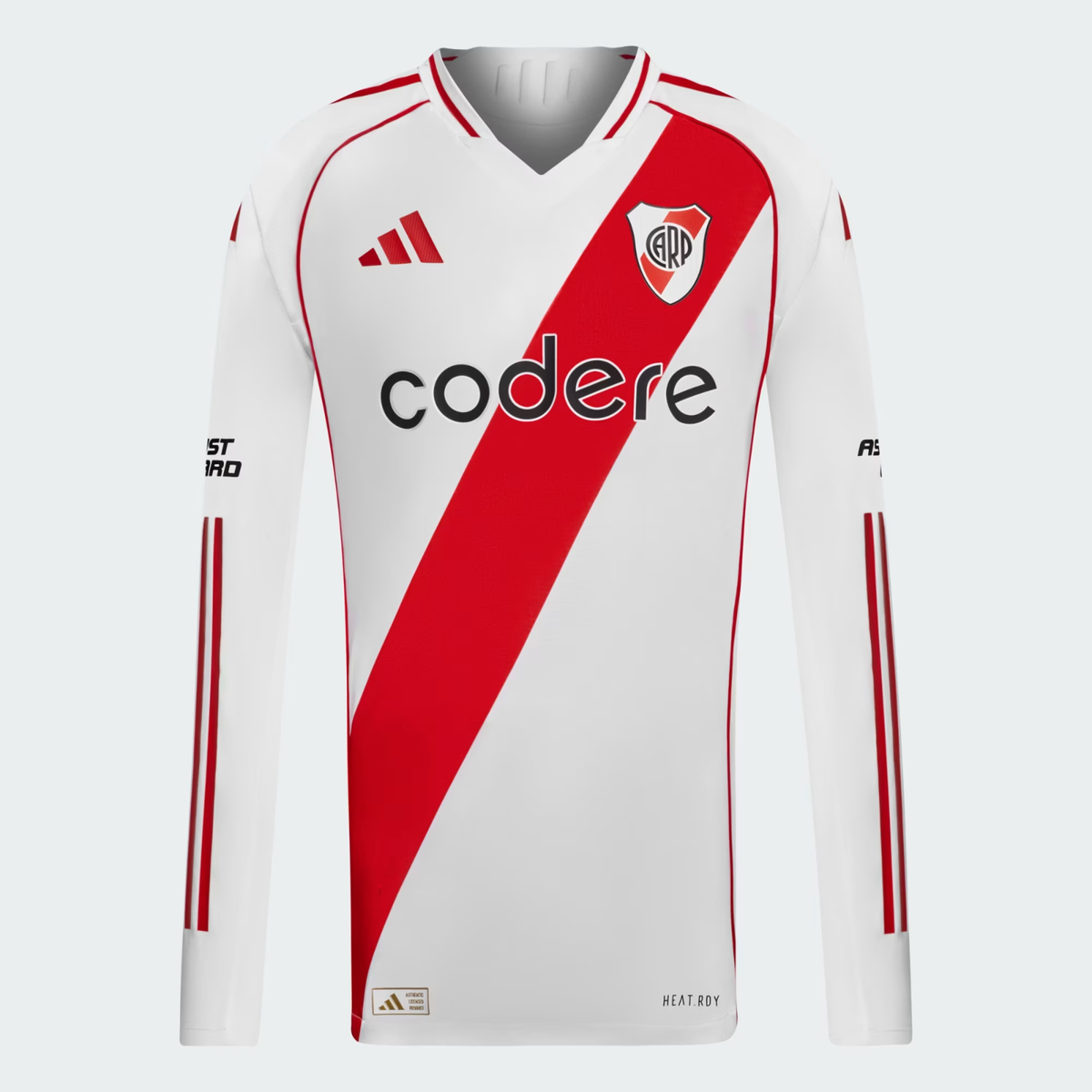 RIVER PLATE 24/25 AUTHENTIC HOME LONG SLEEVE JERSEY - ADIDAS