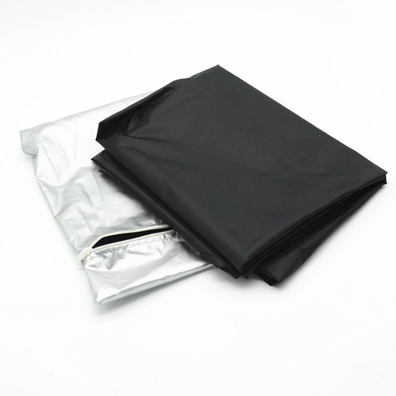 Cubierta de parabrisas de coche protector de nieve hielo protector bolsa de almacenamiento imán lona escarcha Foto 3 de 4