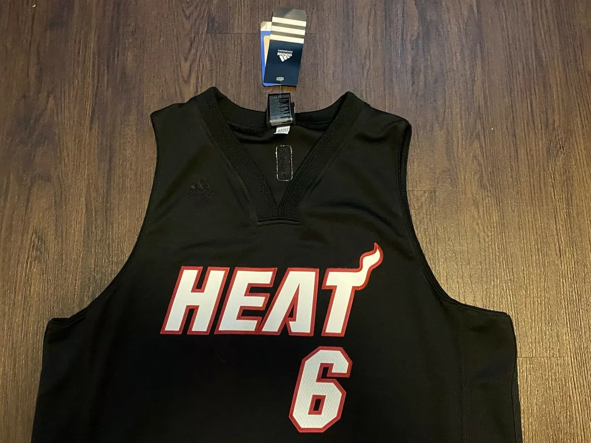 NBA Miami Heat LeBron James #6 Rev 30 Swingman White Basketball Jersey