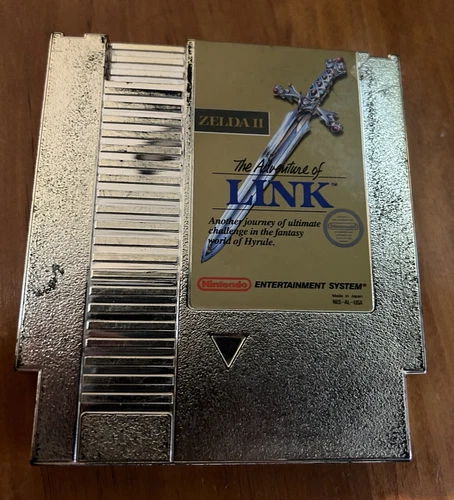 Zelda 2 II NES The Adventure of Link Gold  Nintendo Cartridge Only