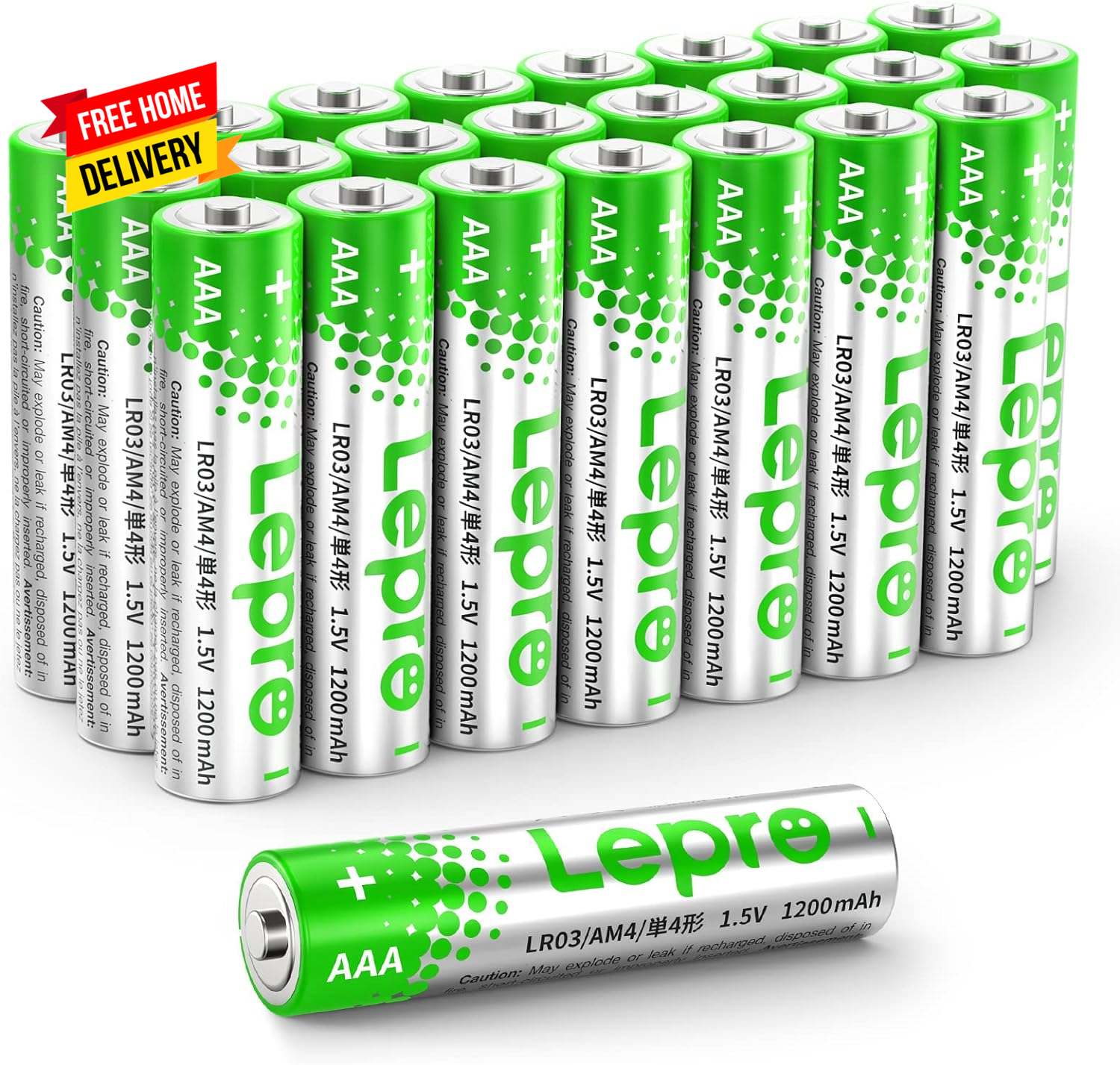 AAA Batteries 24 Pack, Triple a Batteries with Ultra Long-Lasting Power – High P-image