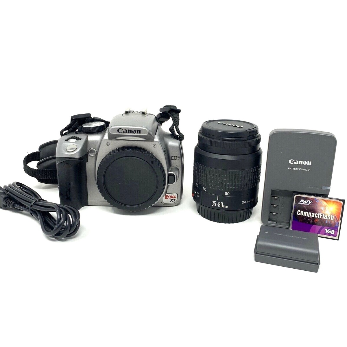 Canon EOS Digital Rebel XT EOS 8.0MP Digital SLR w/35-80mm Canon