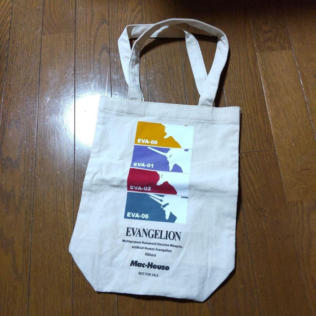 Japan Anime Evangelion tote bag white Limited to actual item fashionable premium