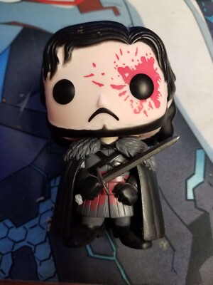 Funko Pop! Vinyl JON SNOW BLOODY #07 Game of Thrones Hot Topic Loose OOB No Box