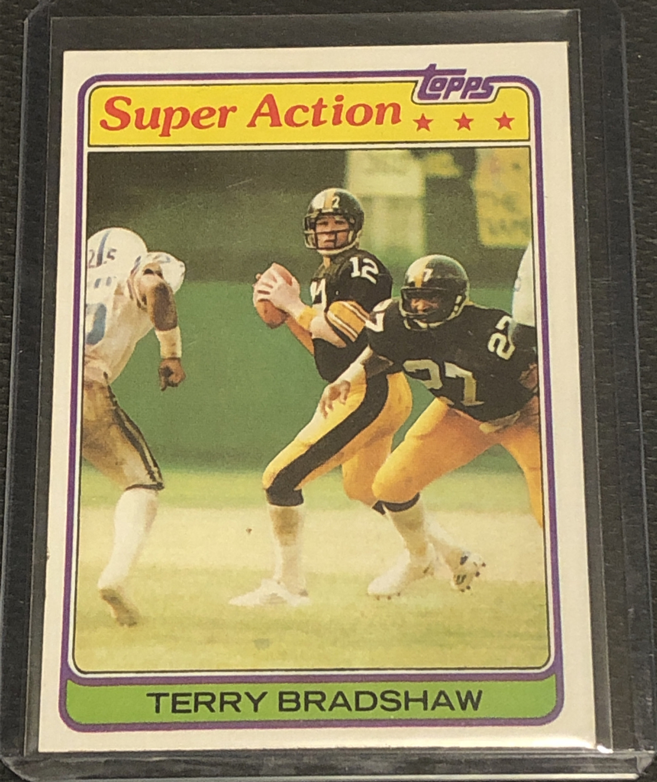 Terry Bradshaw 1981 #88 Topps Super Action Pittsburgh Sleelers HOF Card 🔥  | eBay