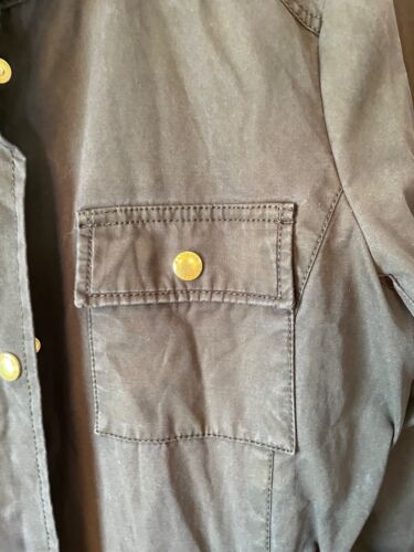 Banana Republic Jacket Women’s Full Zip Cargo Pockets Field Windbreaker Large - Picture 3 of 23