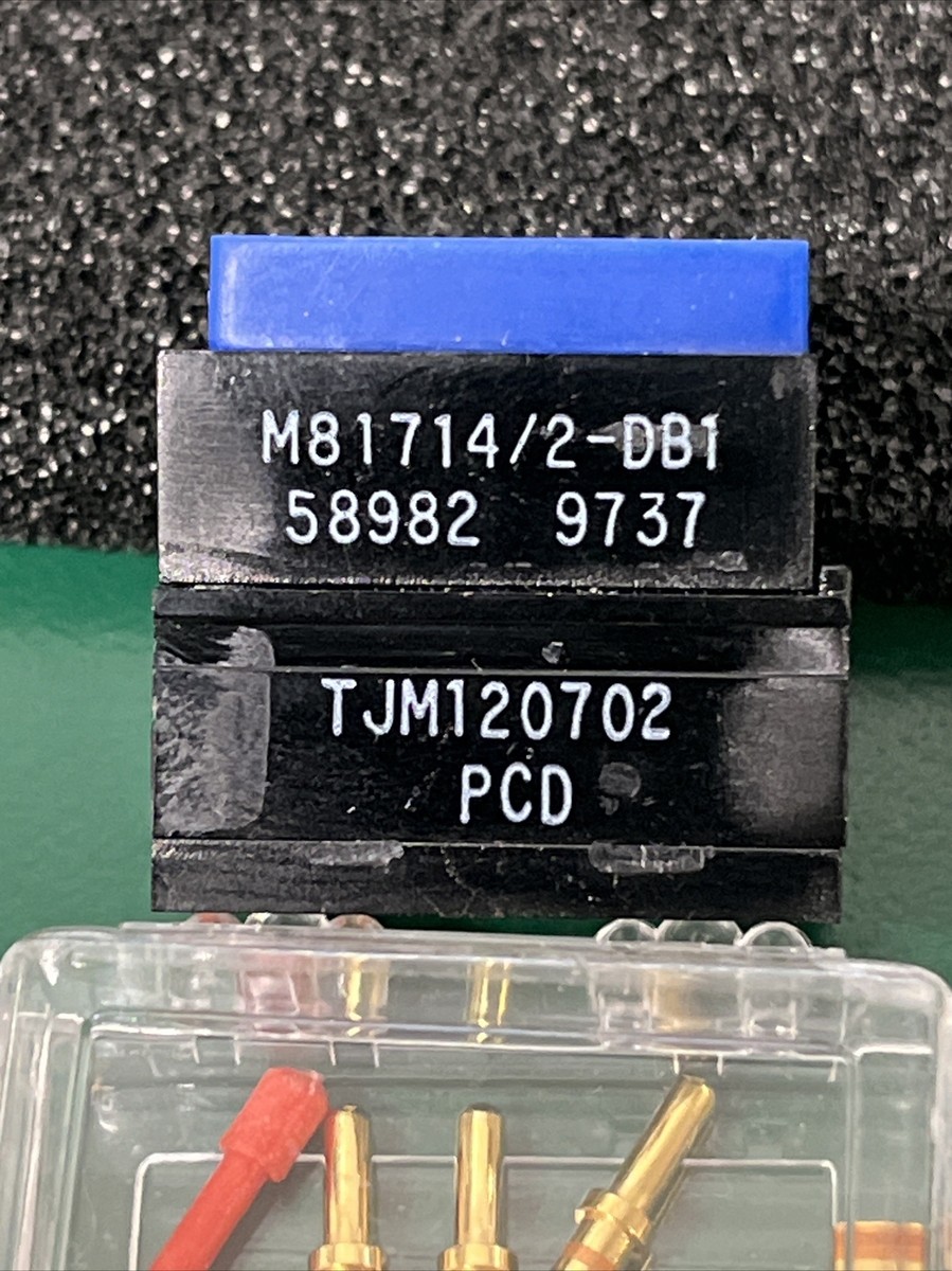 AMPHENOL PCD M81714/2-DB1 TERMINAL JUNCTION BLOCK WITH CONTACTS | eBay