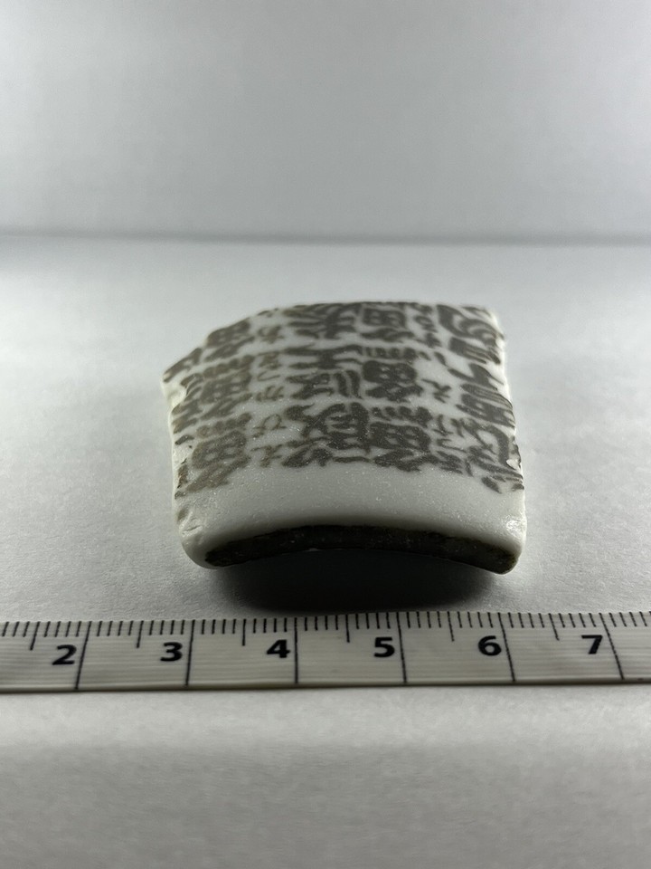 japanese sea glass SurfTumbled pottery Fish name KANJI rare SUSHI eBay