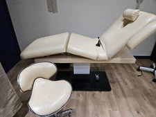 PRO Beige Electric Spa Massage Table w/ Chair Included (NEVER USED) + Shipping