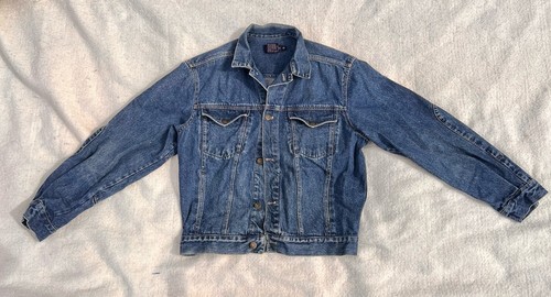 Vintage Calvin Klein Mens Denim Jean Jacket CK Jeans Size Medium Distressed 90s - Picture 2 of 7