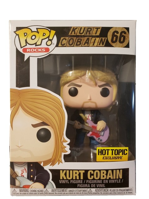 Funko Pop Rocks Kurt Cobain Nirvana Hot Topic 66 - Ready2ship for sale online | eBay