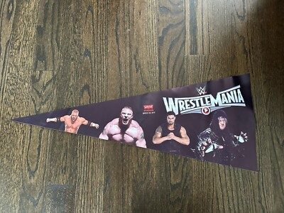 WWE Wrestle Mania 31 Event Pennant March 29 2015 Levi s Stadium Undertaker Brock