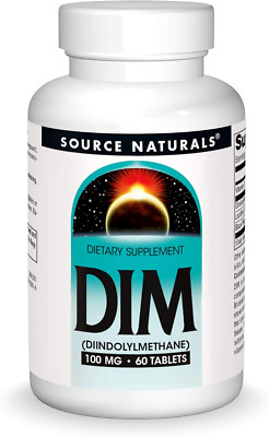 DIM, Diindolylmethane 100Mg with Bioperine, Vitamin E & More - 60 Tablets