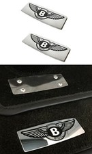 2 Pcs Metal Emblems Logo Badge Sticker Car Floor Mats For Bentley Vehicles 2 Pcs Metal Emblems Logo Badge Sticker Car Floor Mats For Bentley Vehicles