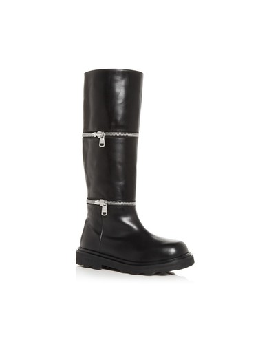 MARNI Womens Black Ankle And Mid Calf Round Toe Leather Boots Shoes 37 - Picture 5 of 11