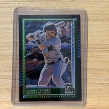 2025 Donruss Optic Connor Norby Black Disco Prizm  Marlins #39 A-41