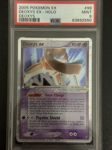 Deoxys ex graded PSA 9 for sale on eBay