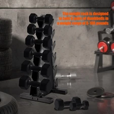 Dumbbell Rack Stand Weight Rack for Dumbbells Home Gym Storage 6 Tier 500lbs