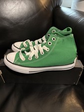 Classic Converse Chuck Taylor All Stars Green High Tops Youth Sz 3 NIB