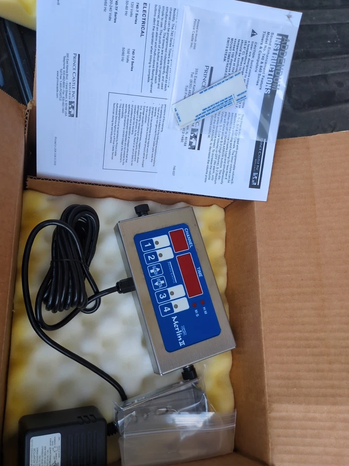 Prince Castle 740-T4 4-Channel Single Function Digital Timer 120V New - Image 3 of 4