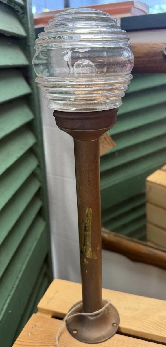 Vintage Original WWII Antique Maritime Lamps & Lighting for sale