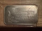 Crabtree Mint 1974 1 oz .999 Fine Silver Bar – Bullion Bar