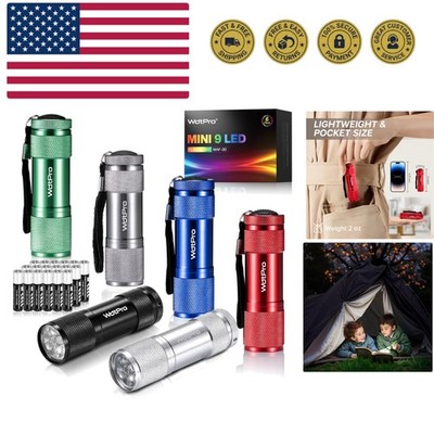 LED Mini Flashlights, Super Bright Flashlight with Lanyard, Assorted Colors -...