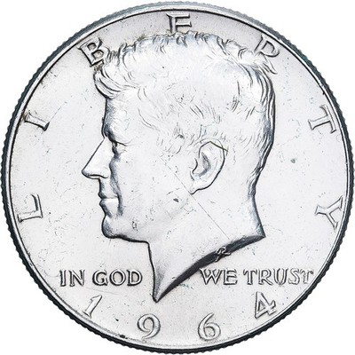 Vereinigte Staaten, Half Dollar, Kennedy Half Dollar, 1964, Philadelphia
