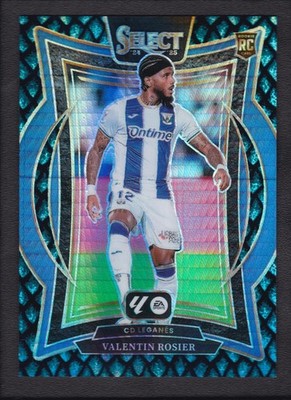 2024-25 VALENTIN ROSIER 10/28 PANINI SELECT LA LIGA TERRACE JADE DRAGON SCALE RC