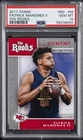 2017 PANINI THE ROOKS #RO-PM PATRICK MAHOMES II ROOKIE RC PSA 10
