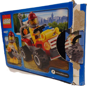 SEALED BAGS LEGO 4427 CITY FIRE ATV FIREMAN MINIFIGURE & RESCUE JEEP